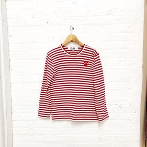 PLAY Comme des Garçon Stripe Shirt
